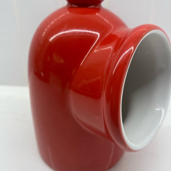 BIA Red Ceramic Salt Pig - Picture 2 of 6